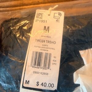 adidas Black and White Athletic Shorts